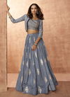 Gray Colour Sayuri Empress 9513 Designer Fancy Festive Wear Ready Made Collection 9513
